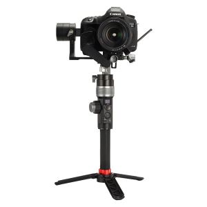 AFI D3 3-Axis Gimbal دستی دستی، دوربین فیلمبرداری پیشرفته W / تمرکز کشیدن و بزرگنمایی شستشو برای DSLR (سیاه)